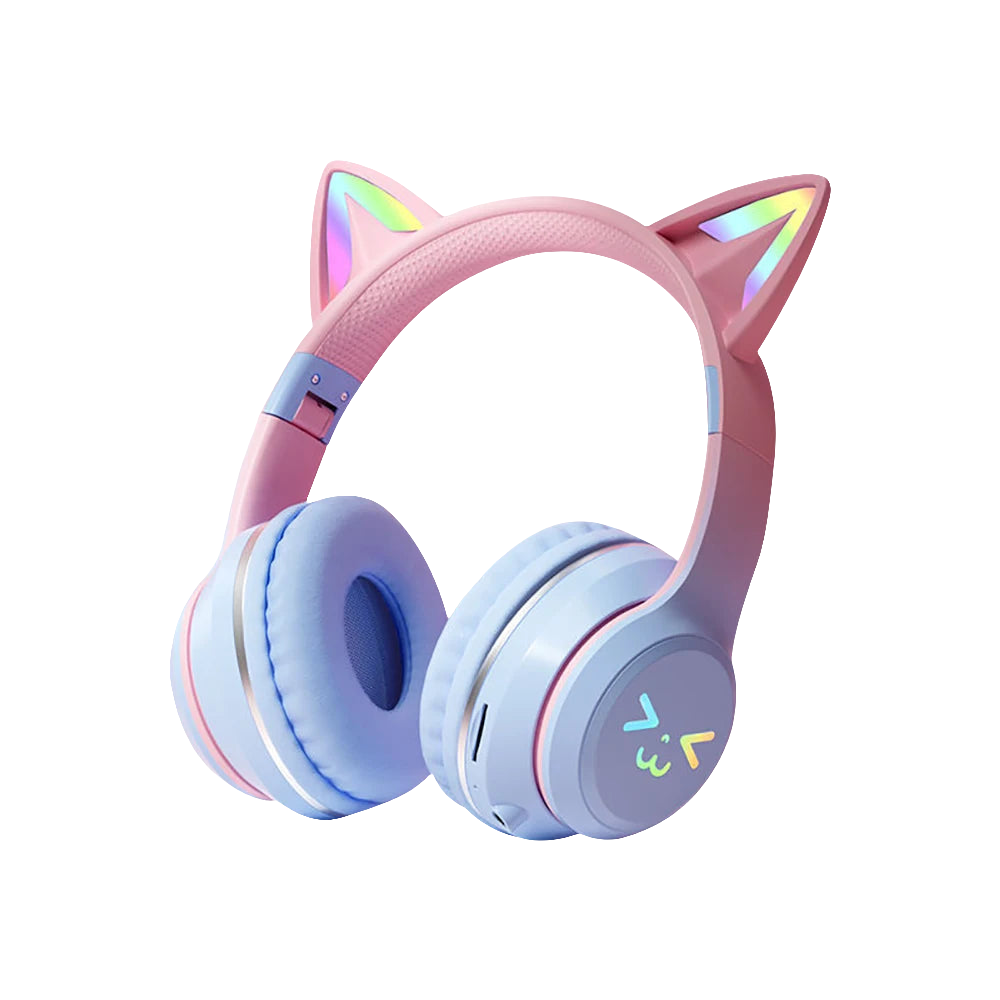 RGB Cute Cat Ear Wireless Headphones