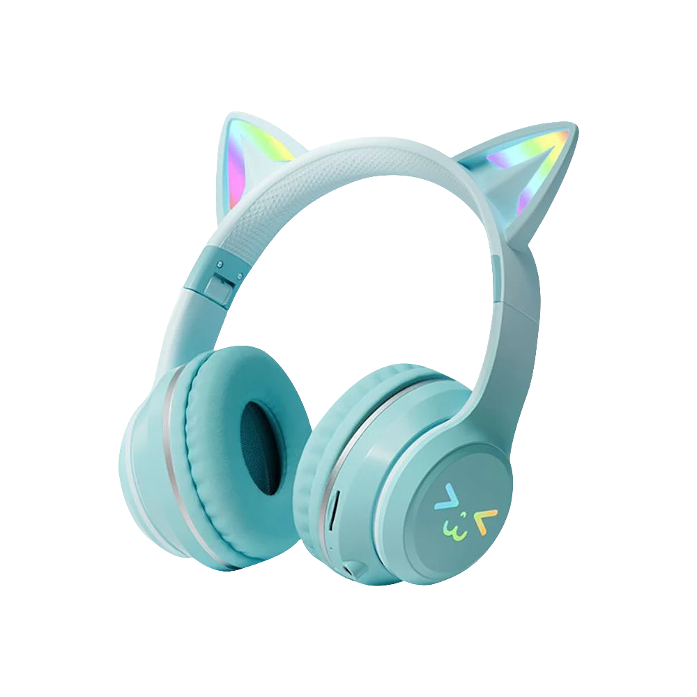 RGB Cute Cat Ear Wireless Headphones