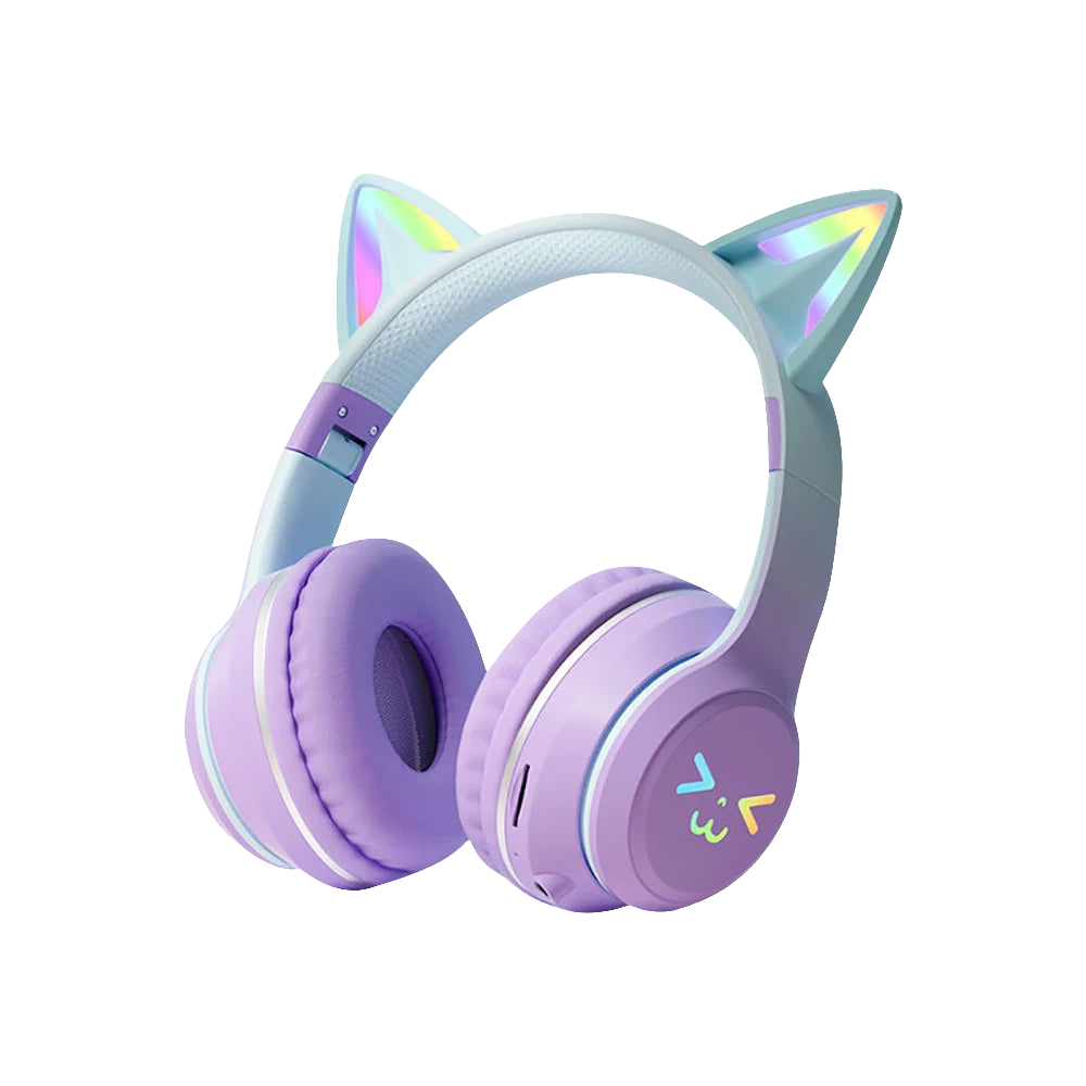 RGB Cute Cat Ear Wireless Headphones
